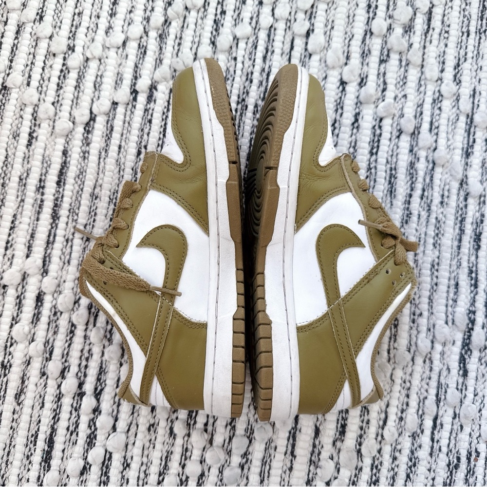 Nike Women’s Low Top Sneakers in Olive Green and White - Picture 4 of 10